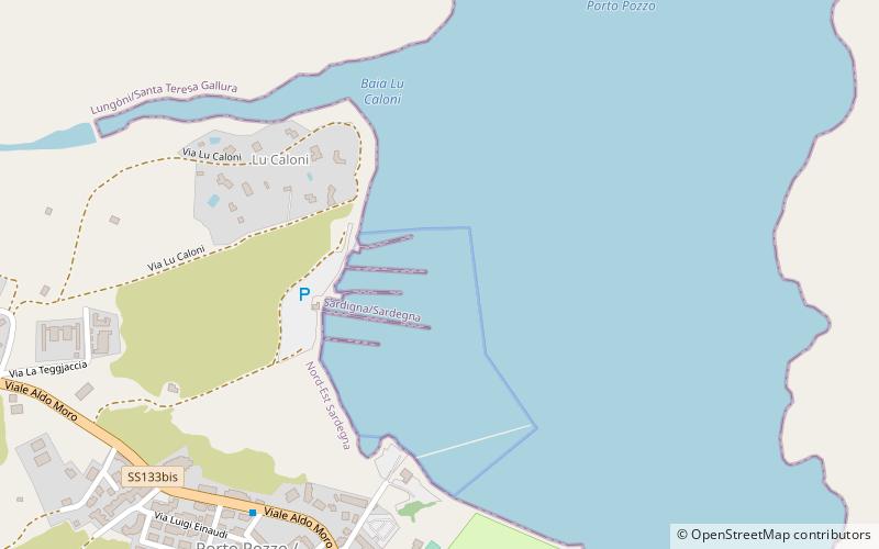 Porto Pozzo Small Harbour location map