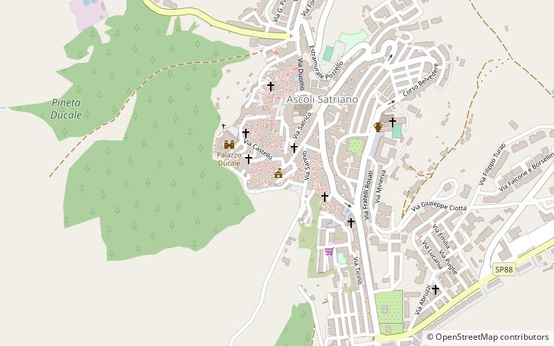 Ascoli Satriano Cathedral location map