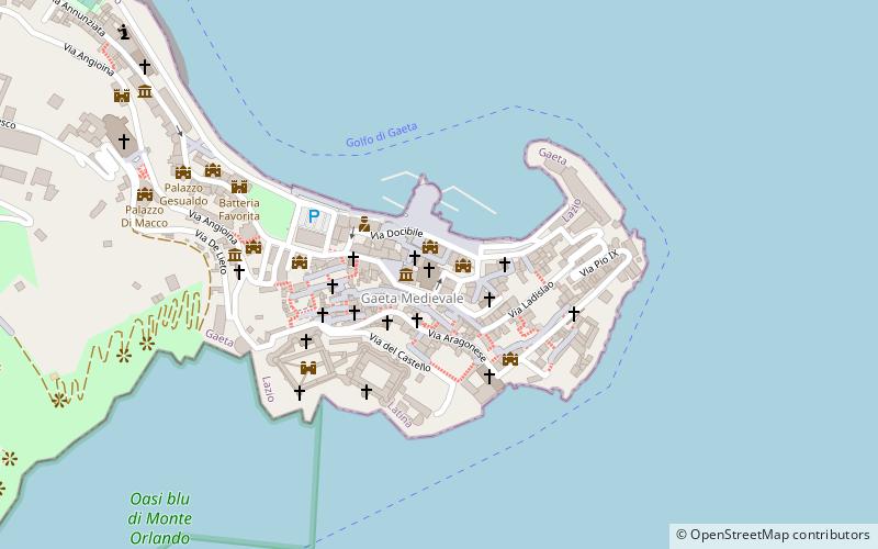 Campanile della cattedrale location map