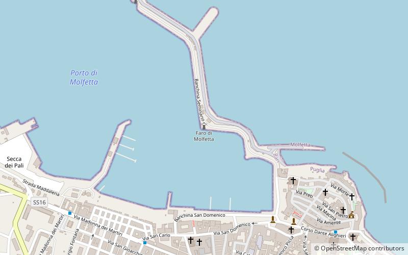 Faro di Molfetta location map