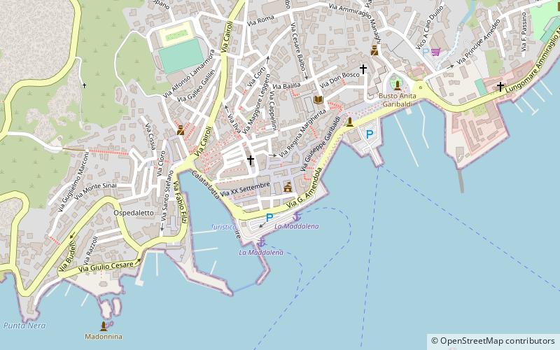Statua di Garibaldi location map