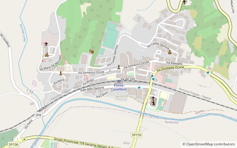 Ponte location map