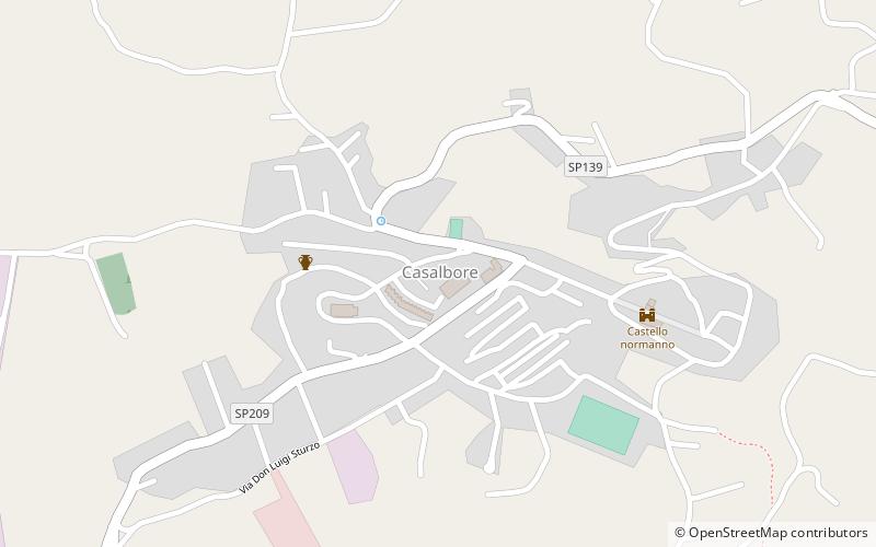 Casalbore location map