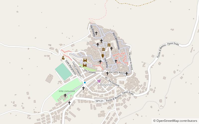 Bovino Cathedral location map