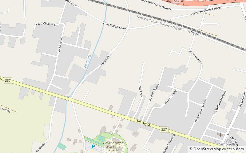 Minturno location map