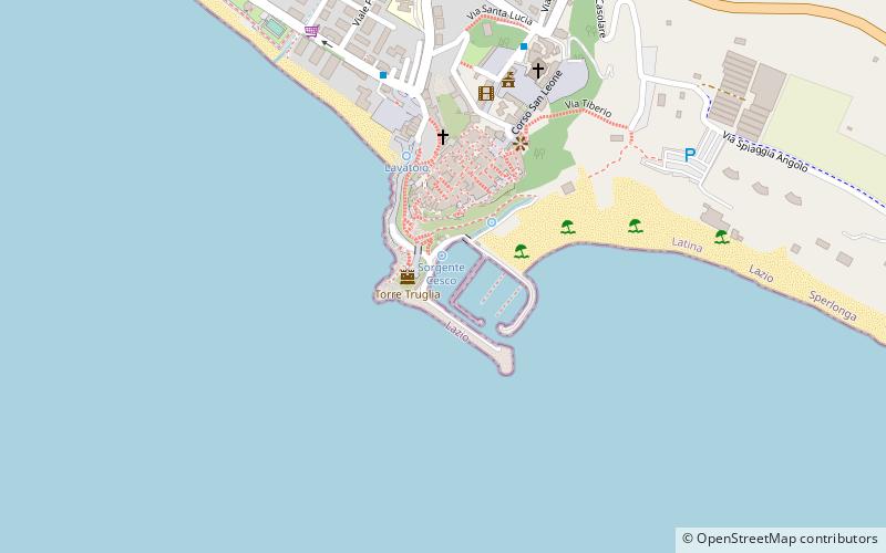 Porto di Sperlonga location map