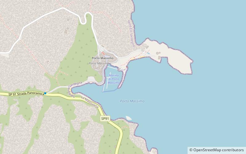 Marina di Porto Massimo location map