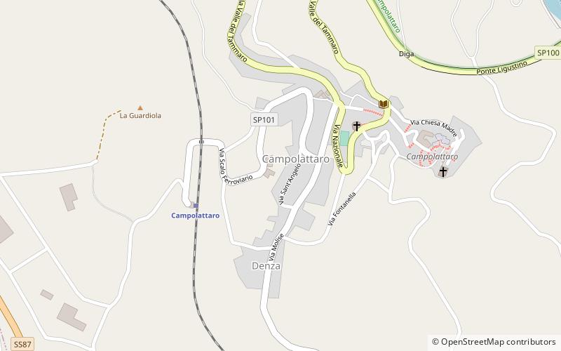 Campolattaro location map
