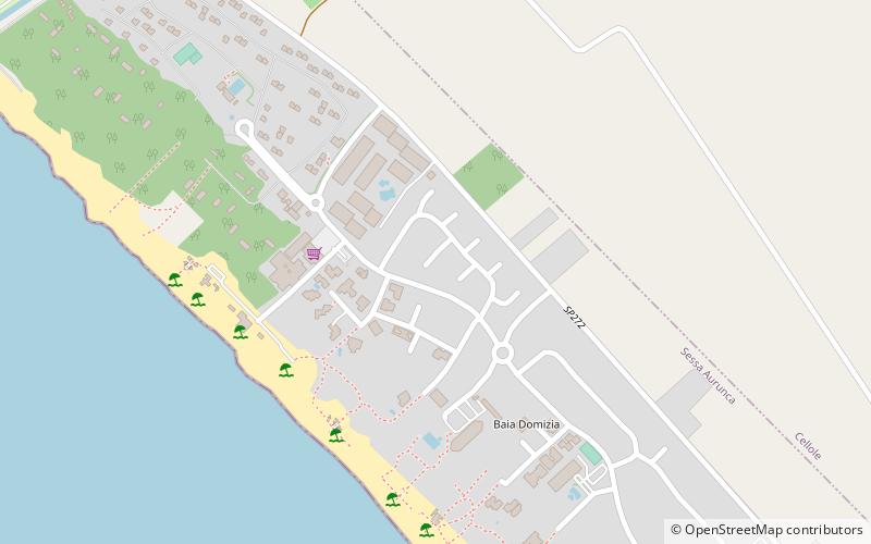 Baia Domizia location map