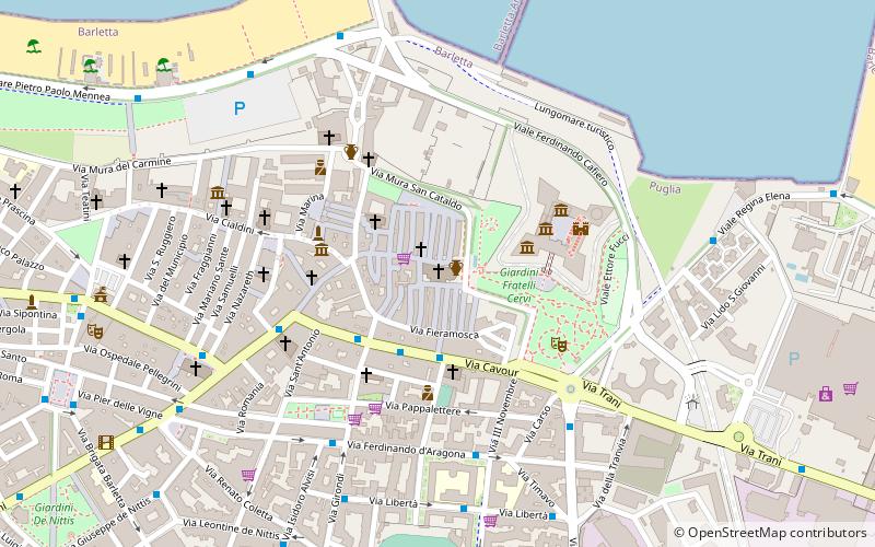 Barletta Cathedral location map