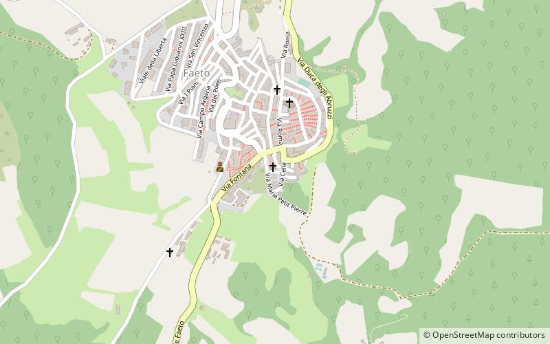 Faeto location map