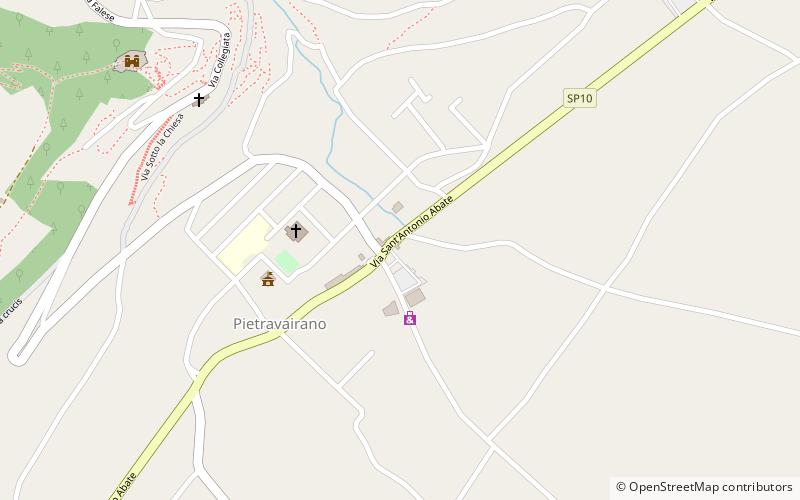 Pietravairano location map