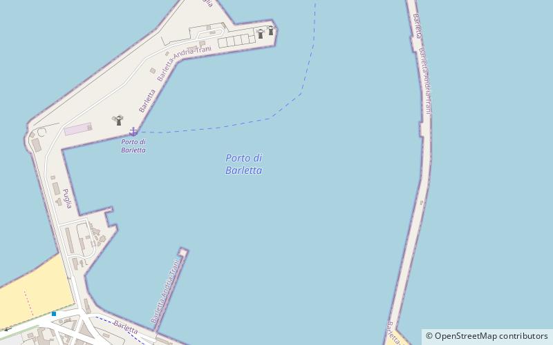 Porto di Barletta location map