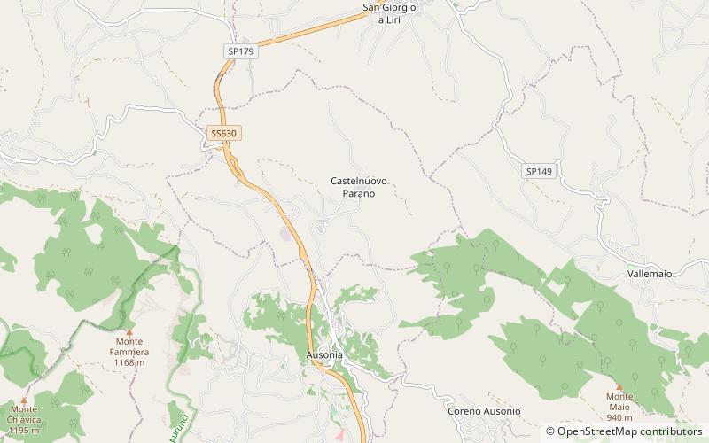 Castelnuovo Parano location map