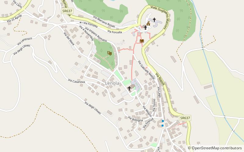 Lenola location map