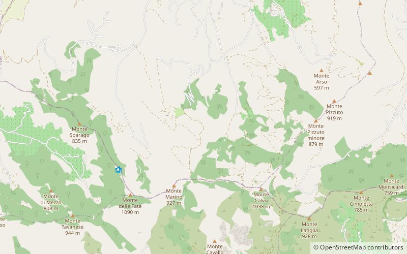 monti ausoni location map