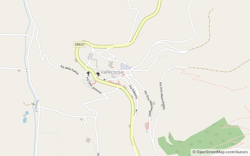 Vallecorsa location map