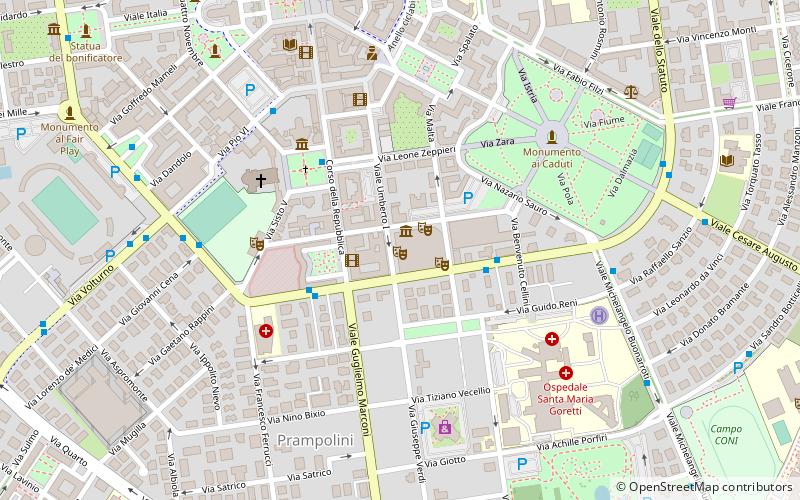 Galleria Civica d'Arte Moderna e Contemporanea di Latina location map