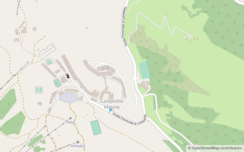 Campitello Matese location map