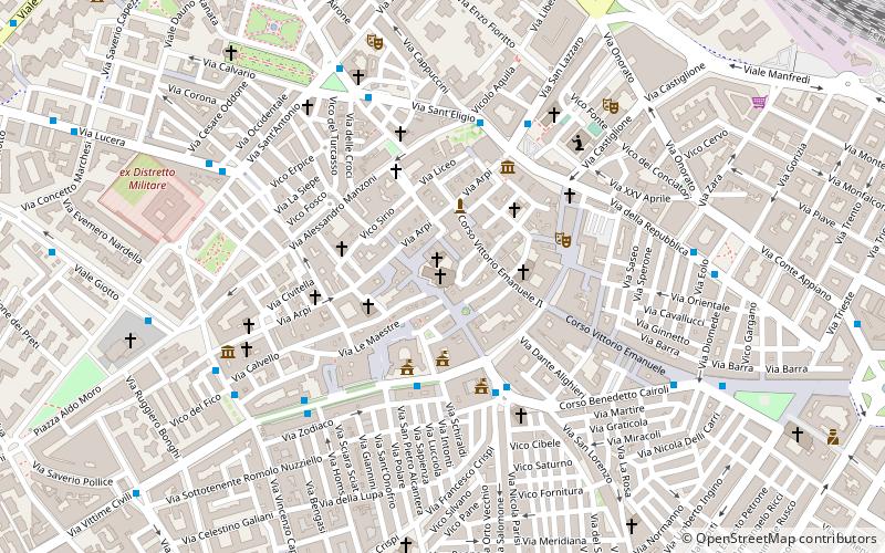 Foggia Cathedral location map