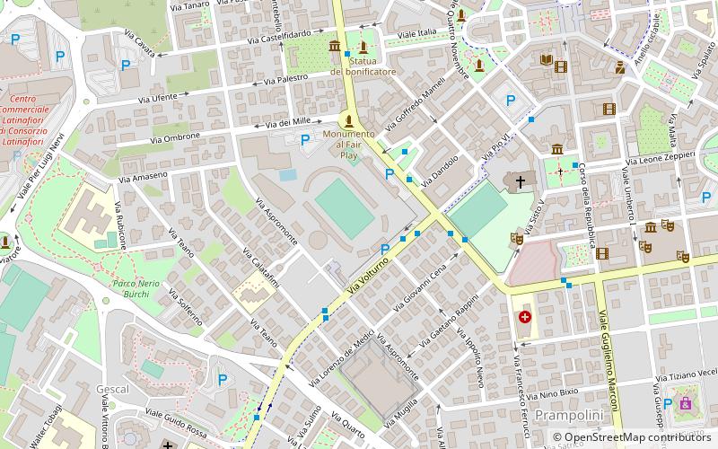 Stade Domenico-Francioni location map