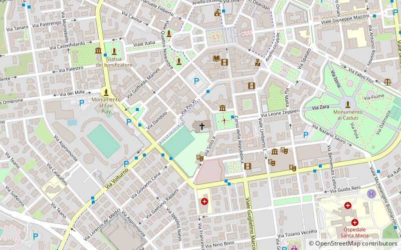 Latina Cathedral location map