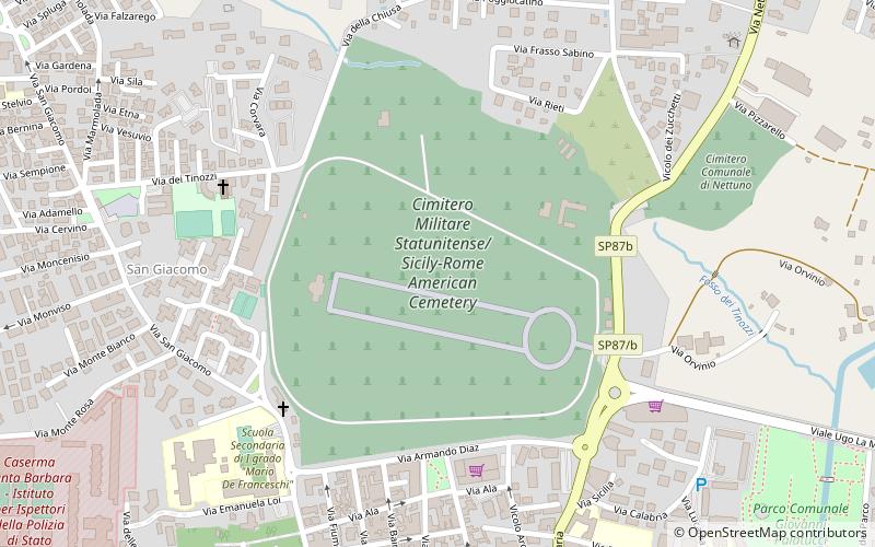 Sicily–Rome American Cemetery and Memorial location map