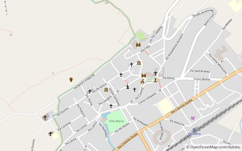chiesa del cristo venafro location map