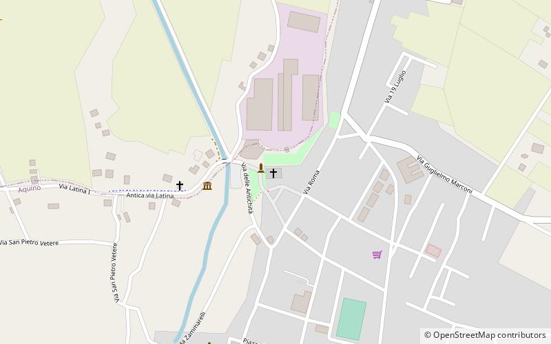 Madonna della Libera location map