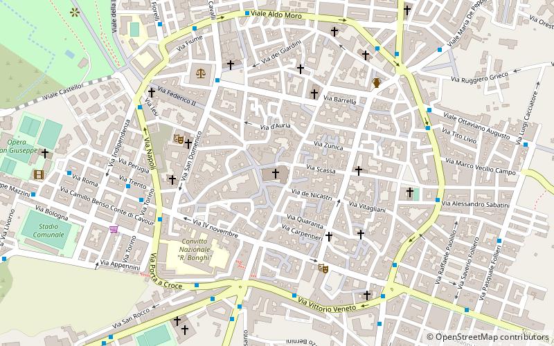 Kathedrale von Lucera location map