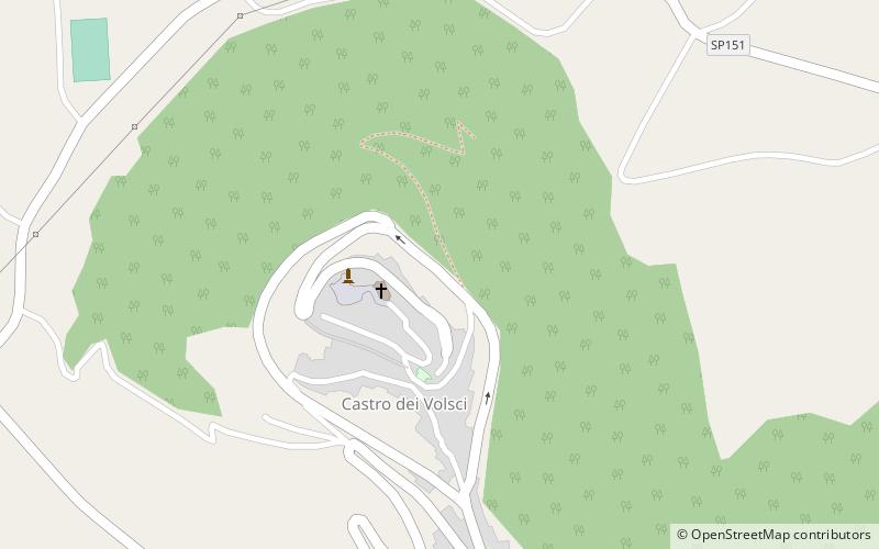 Castro dei Volsci location map