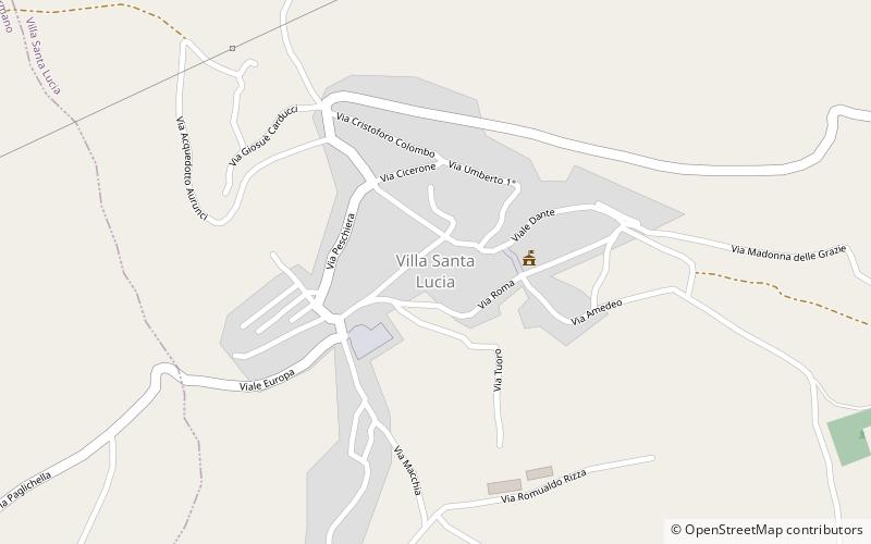 Villa Santa Lucía location map