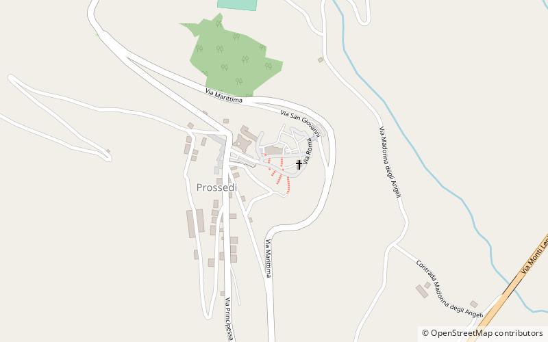 Prossedi location map