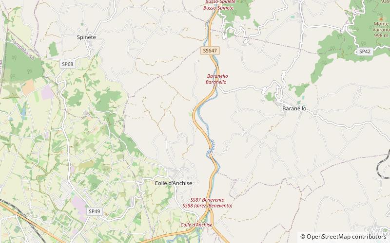 Colle d'Anchise location map