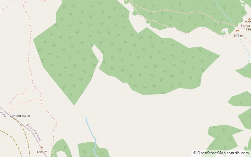 Monte Semprevisa location map