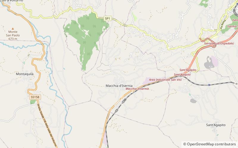 Macchia d’Isernia location map