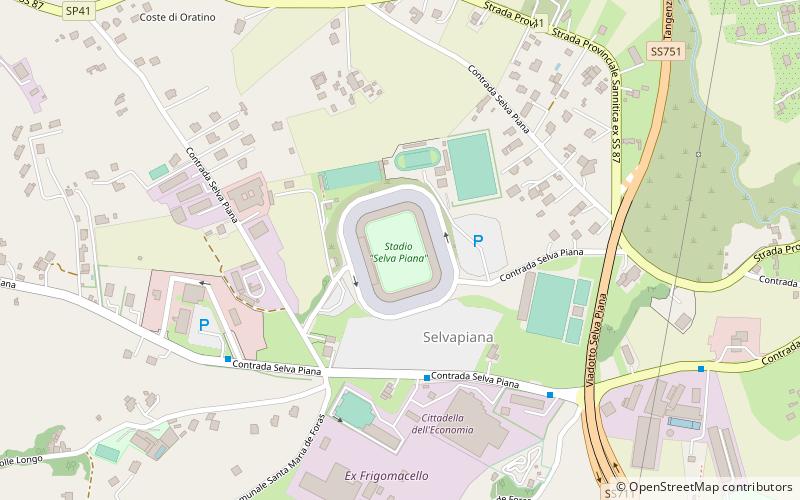 Stadio Nuovo Romagnoli location map