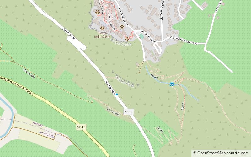 placche rosse norma location map