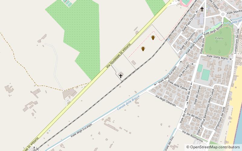 Basilique de Siponto location map