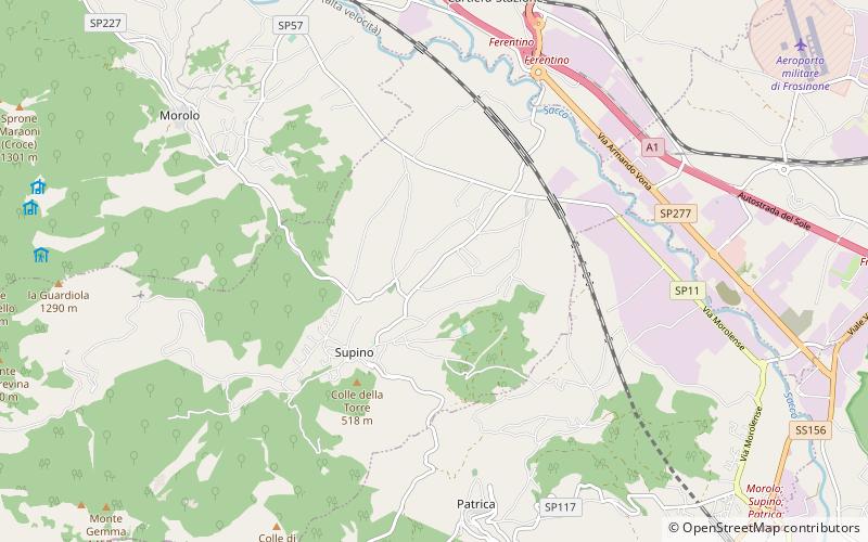 Supino location map