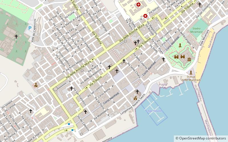 Manfredonia Cathedral location map