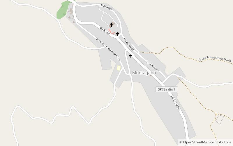 Montagano location map