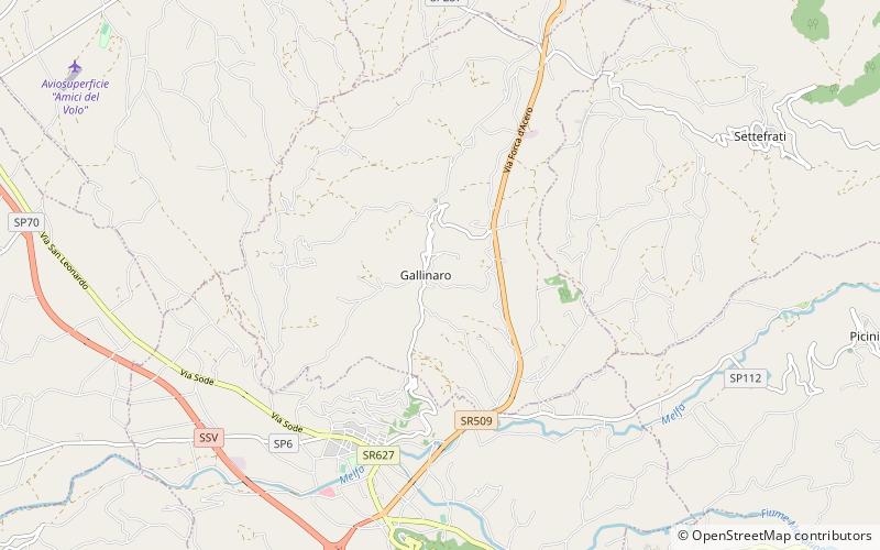 Gallinaro location map