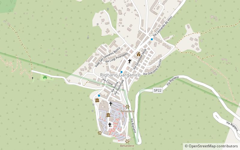 Rignano Garganico location map
