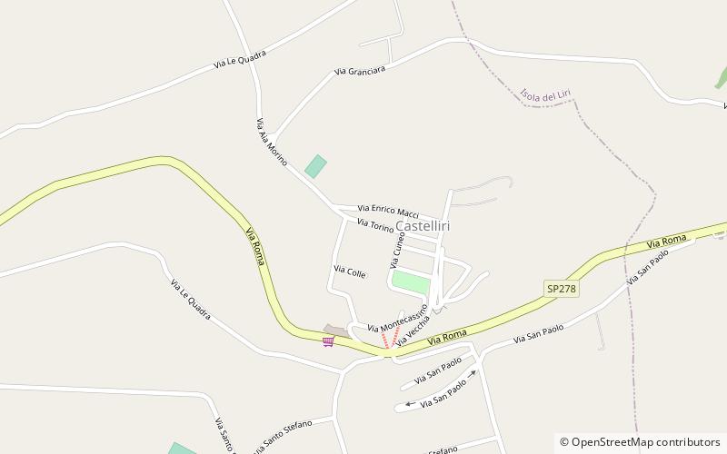 Castelliri location map