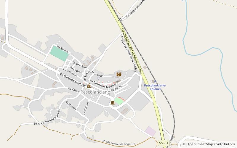 Pescolanciano location map