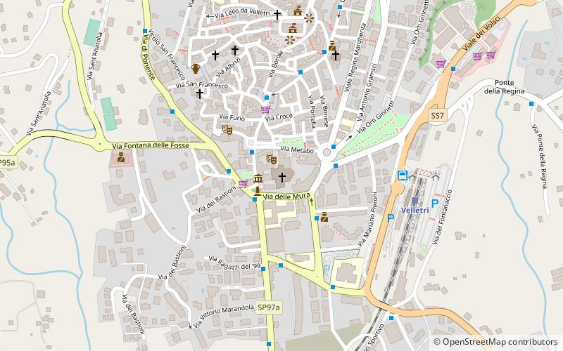 Kathedrale von Velletri location map