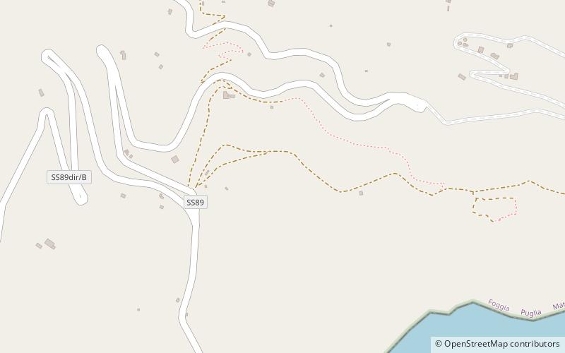 Mount Saraceno location map