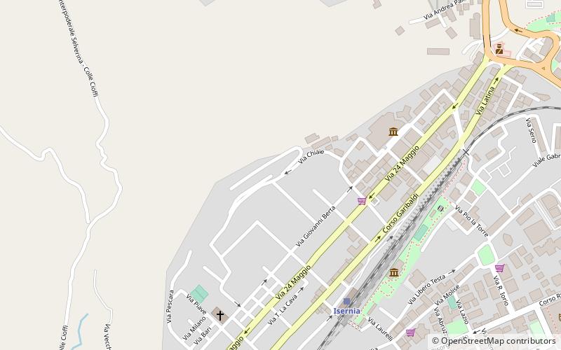 Isernia Cathedral location map