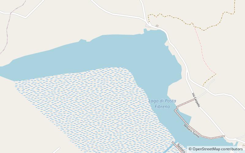 Lago di Posta Fibreno location map